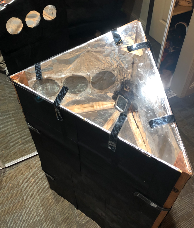 Completed food dehydrator prototype