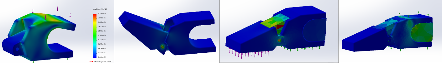 Finite element analysis of Prosthetic Design Two