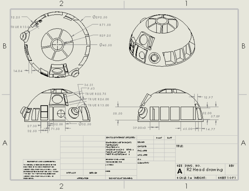 R2-D2 head engineering drawing